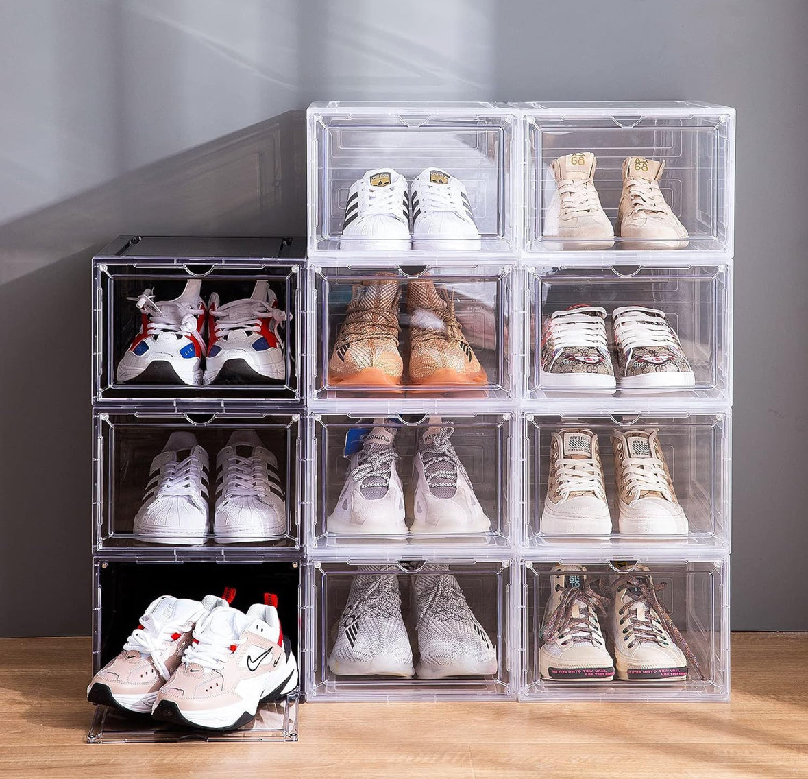 Organize, Protect, and Elevate Your Footwear with Better Half Shoe Crates.