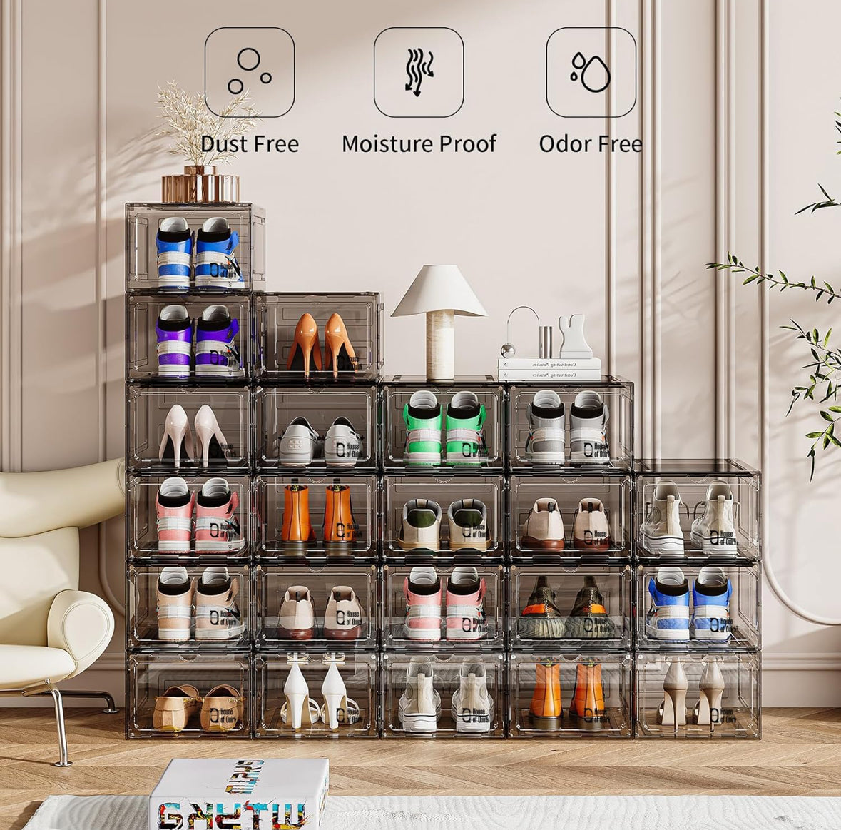 Organize, Protect, and Elevate Your Footwear with Better Half Shoe Crates.